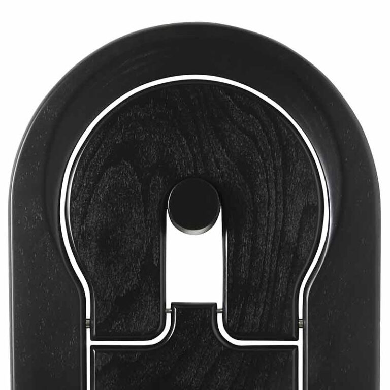 Patère pour Chaise TS de couleur noir par Roger Tallon Sentou Édition