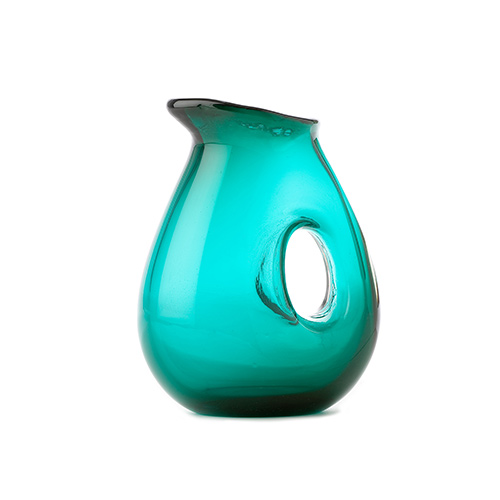 Pichets Hole en verre turquoise Sentou