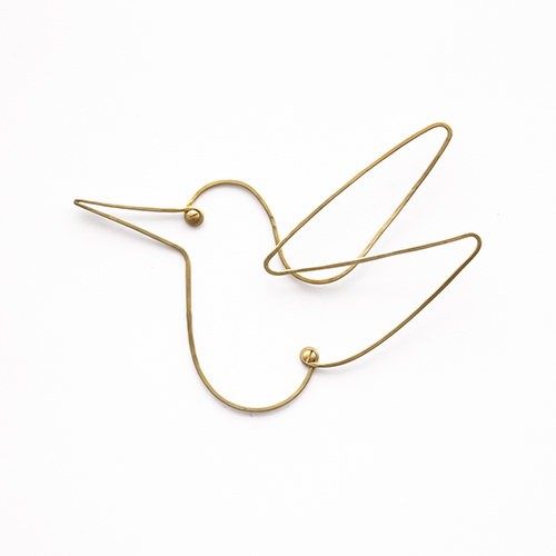 Patère Silhouettes Colibri par Clara Courtaigne pour Sentou Edition