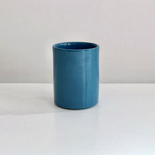 Tasse à thé turquoise, collection de vaisselle en céramique Terra par Sentou